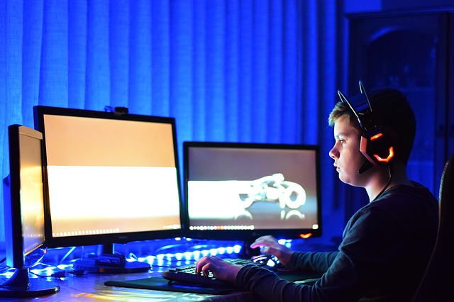 boy on computer